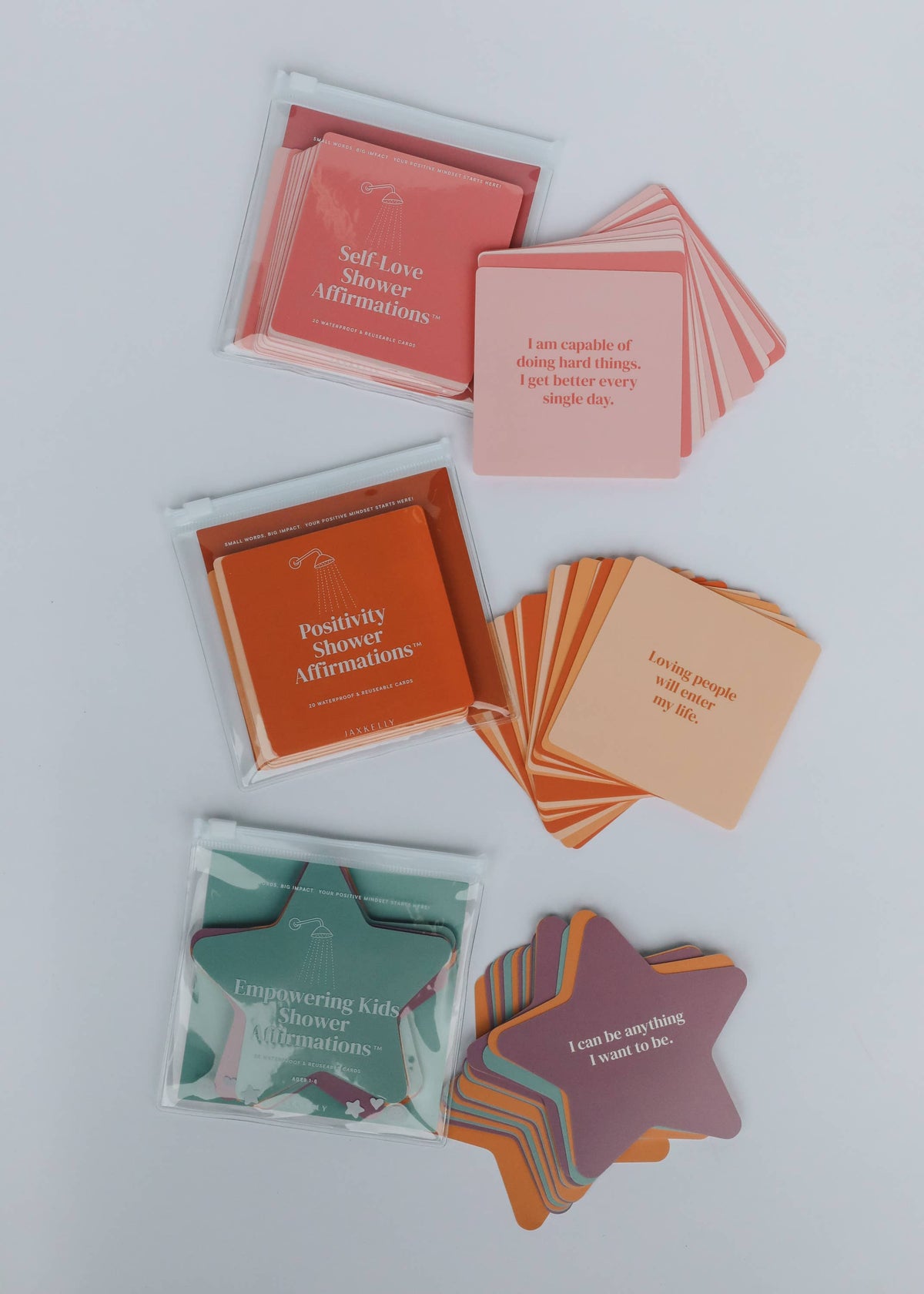 Shower Affirmation™ Display Cards - Kids