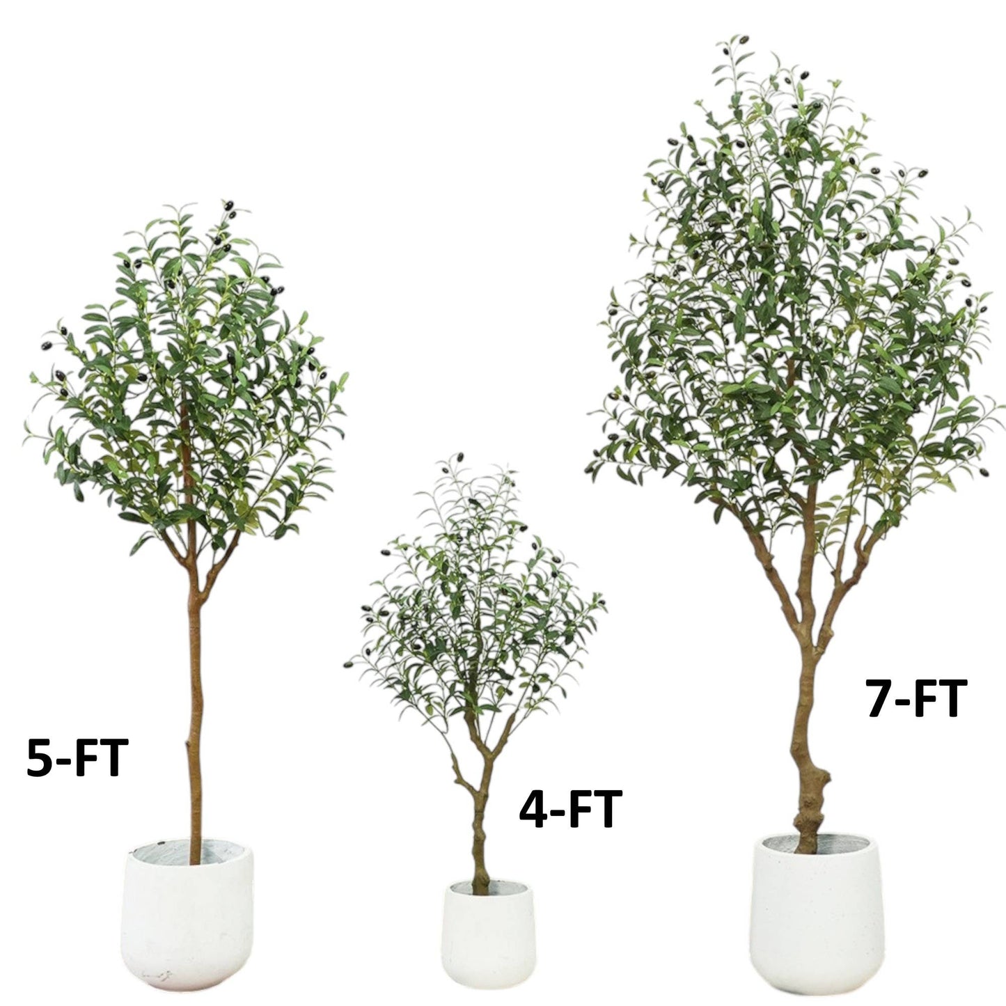 Extra-Dense Foliage-Artificial Quality Realistic Olive Tree