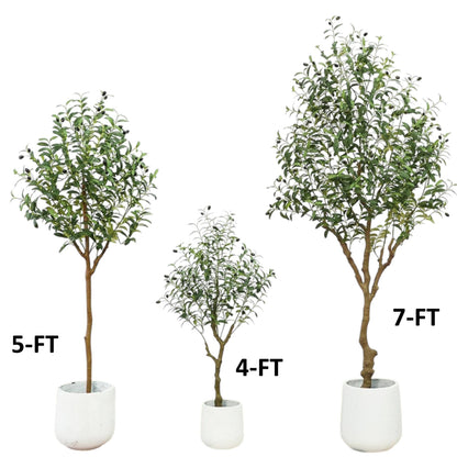 Extra-Dense Foliage-Artificial Quality Realistic Olive Tree
