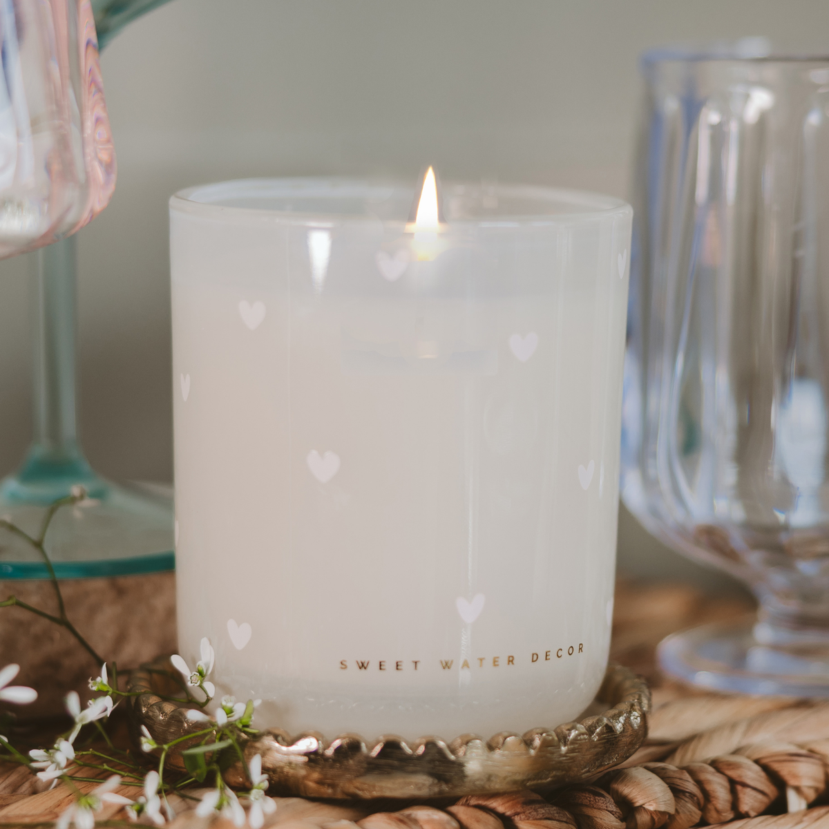 All Over Hearts 12 oz Soy Candle - Valentine's Day
