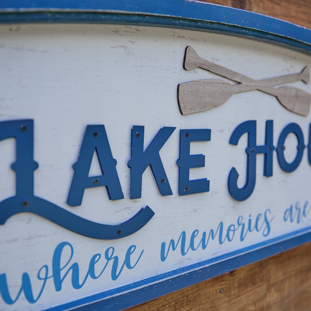 Lake House Wall Sign