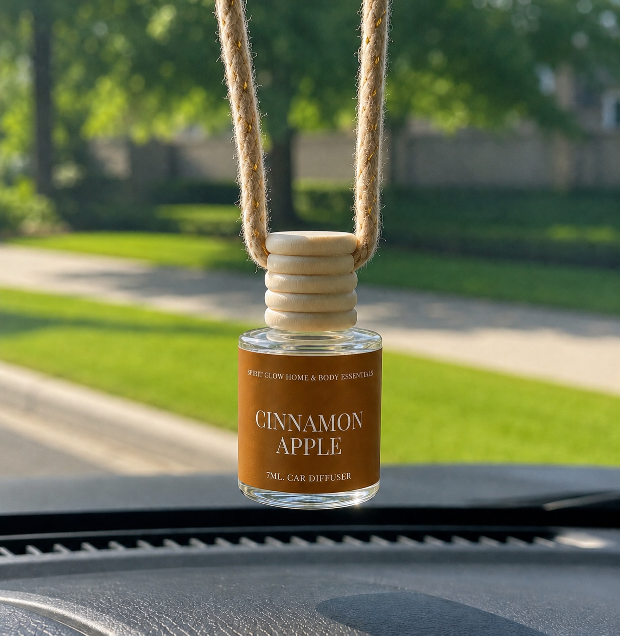 Cinnamon Apple -  Hanging Car Diffuser 