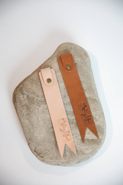 Custom Leather Bookmark
