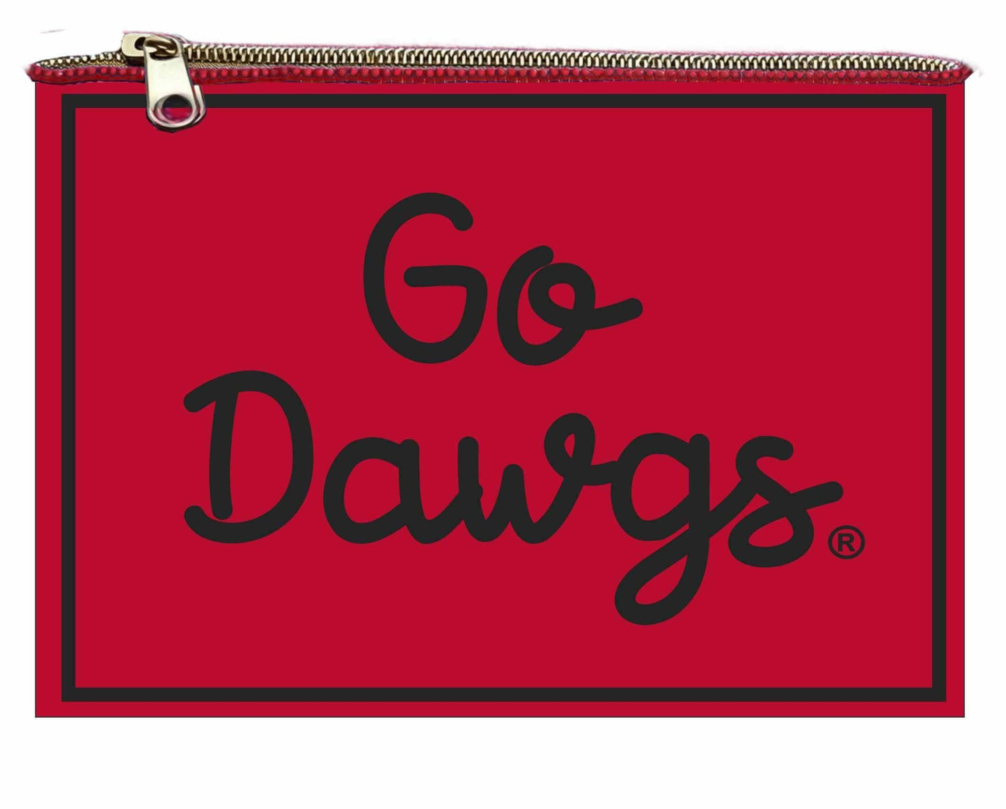 Hand Beaded Coin Pouch - Georgia Bulldogs