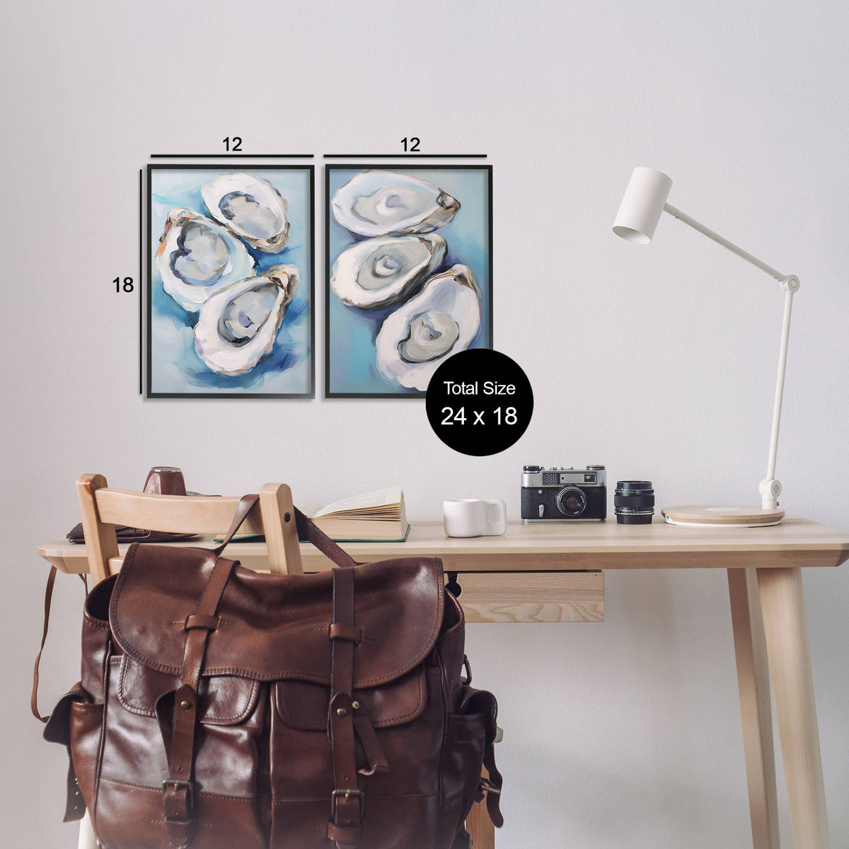 Oysters on the Half Shell Framed Art