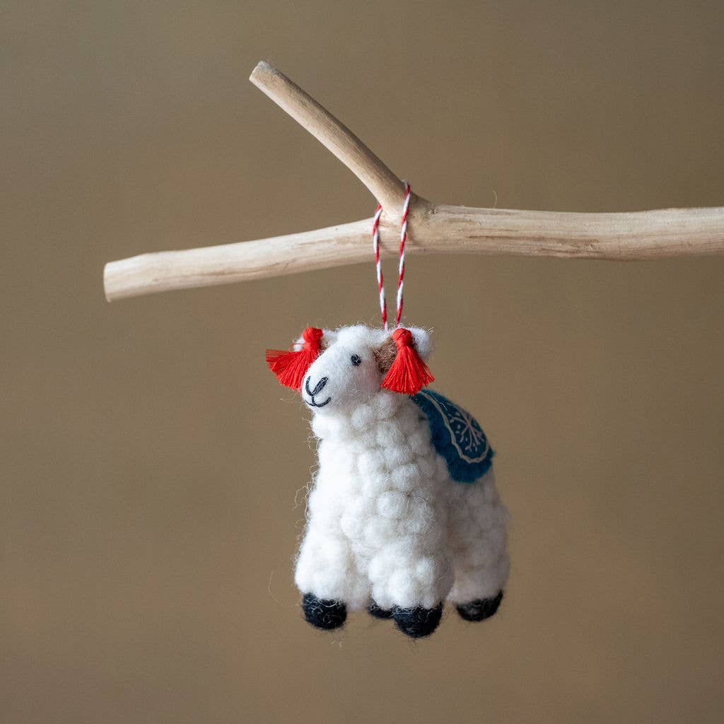 Ornaments Natural Wool Handmade in Nepal