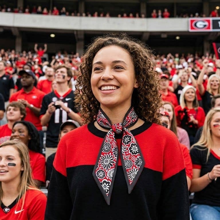 Skinny Scarf – Georgia Bulldogs