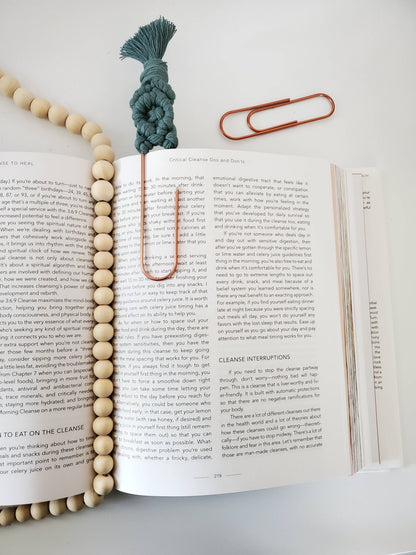 Macrame Diamond Bookmark