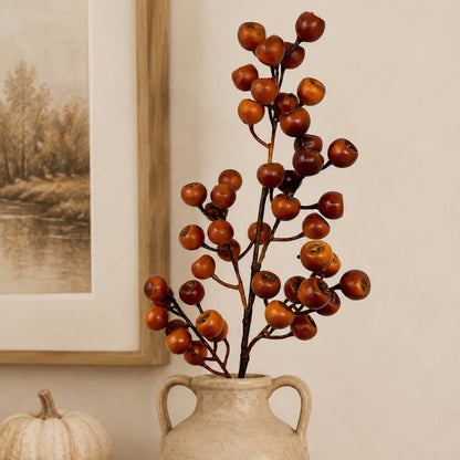 Grand Pod Berry Spray 24" - Orange