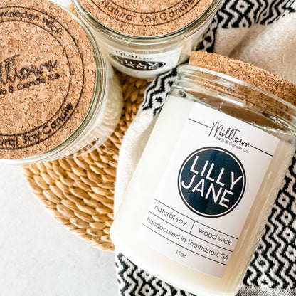 Lakehouse Soy Candle-100% Natural Soy Wax | Wooden-Wick Candles | Clean-Burning & Long-Lasting