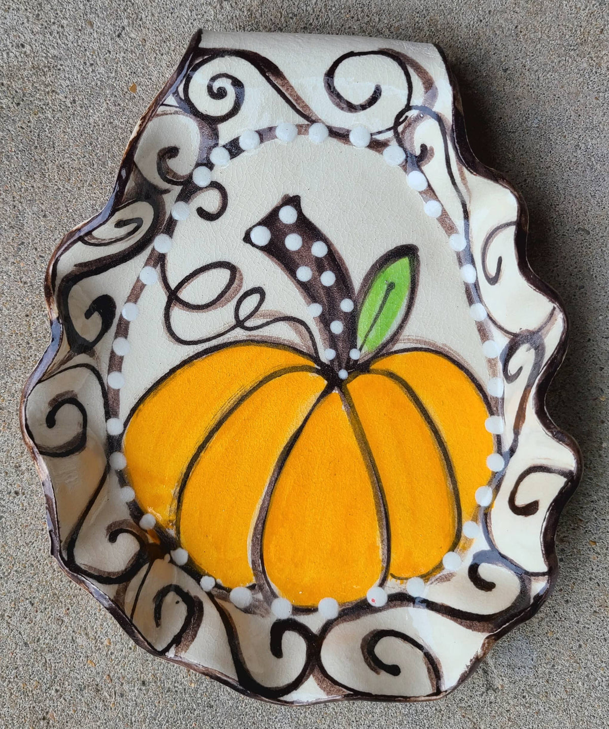 Spoon Rest (Swirl Pumpkin)