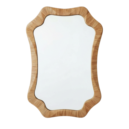 Rattan Mirror 24" x 1.25"x 34.5" PK 1