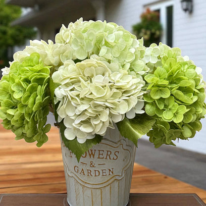 12.5"Real Touch lifelike Hydrangea-6”bloom