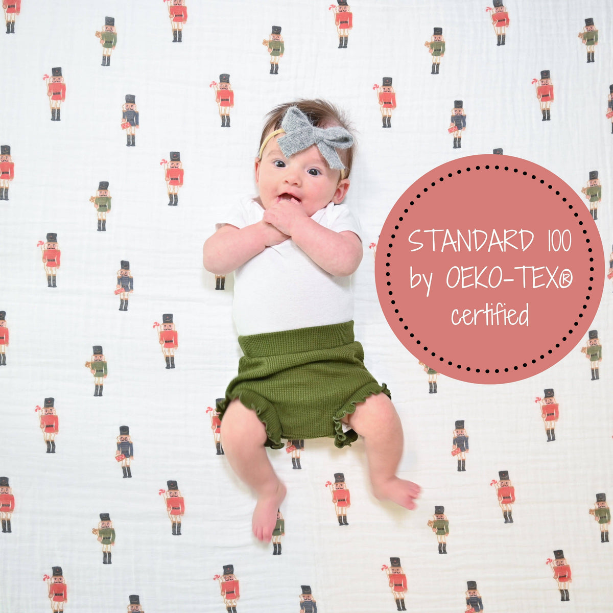 Muslin Quilt Baby & Kids Blanket Nutcracker