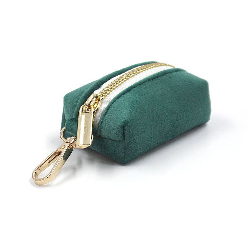 Signature Velvet Poop Bag Dispenser - Fir