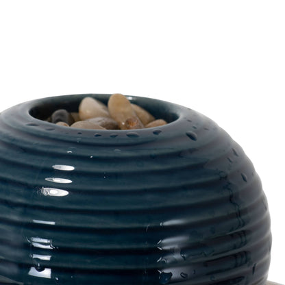 Georgie Chinoiserie Garden Ceramic Water Fountain with Pump