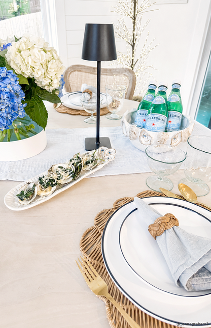 Oyster Tidbit and Tray Set