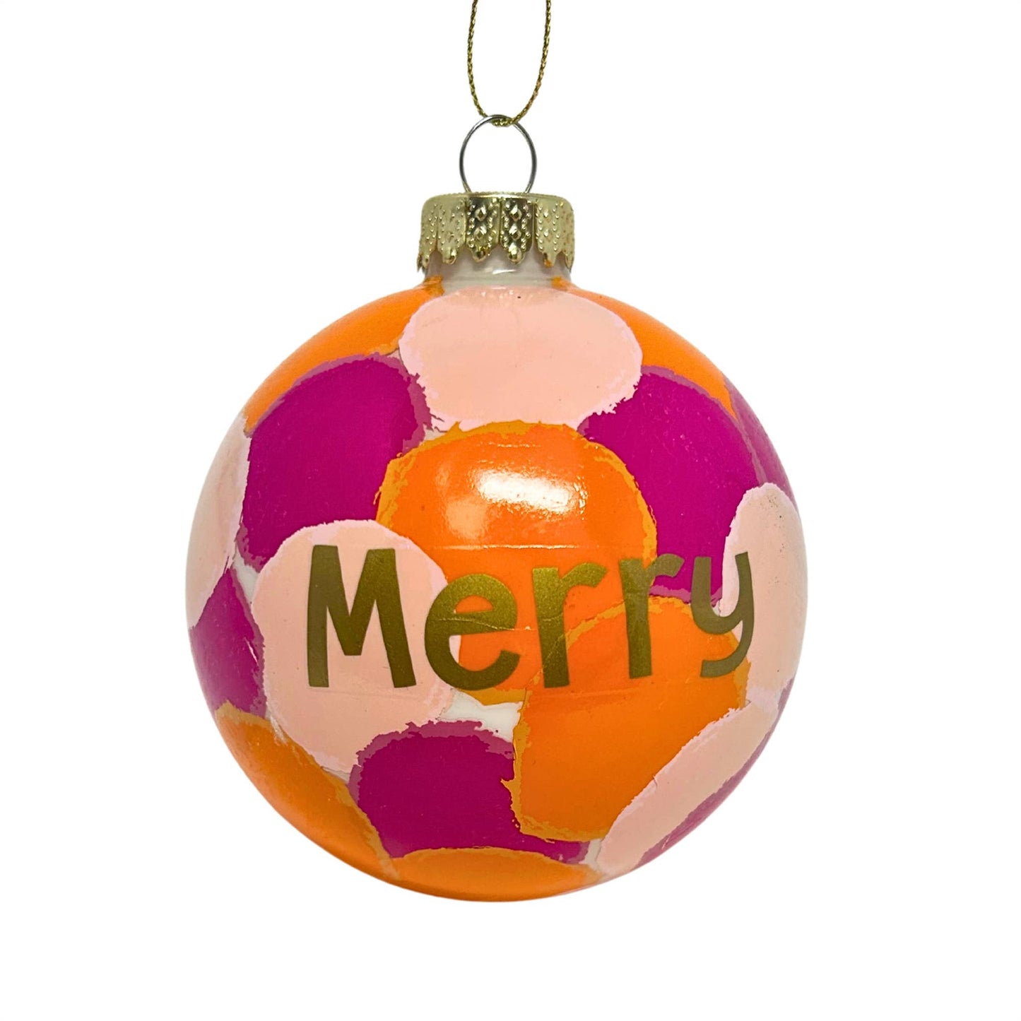 Merry Painting  Christmas Ornament 4"