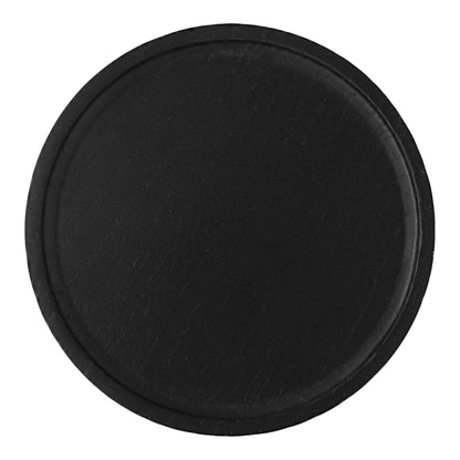 Black Round Wood Tray - Home Decor & Gifts