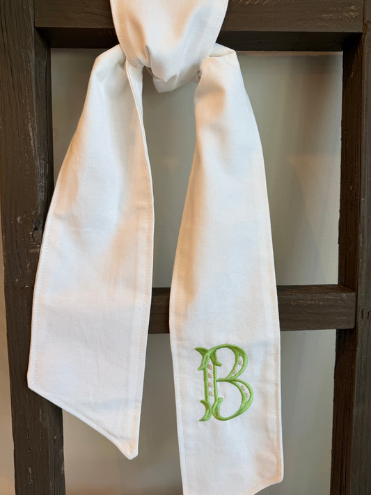 Sash with Initial