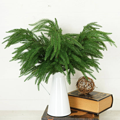 511785- 25in Spray-Soft Touch Fresh Green Norfolk Pine-