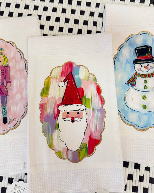 NEW Santa Waffle Towel