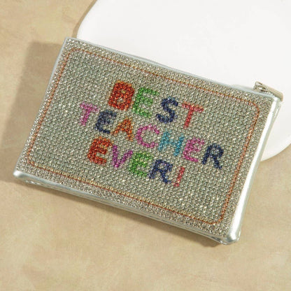 Best Teacher Ever Pave Coin Purse