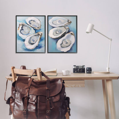 Oysters on the Half Shell Framed Art