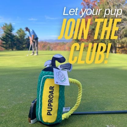 Golf Dog Toy- Squeaky and Crinkle Dog Toys- Pawfect Gift!