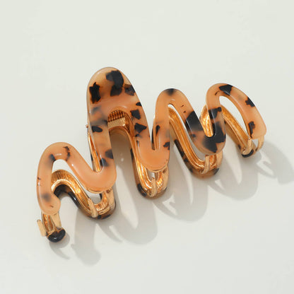 Willow Core | Large Squiggle Metal Claw Clip
