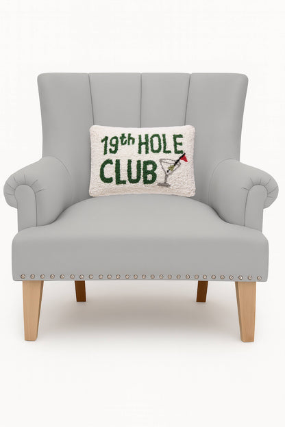 19Th Hole Club Hook Pillow