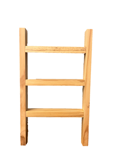 Wooden Ladder Towel Display, Merchandise Product Display