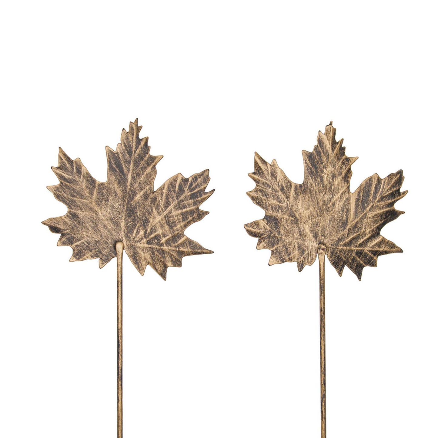 Fall Leaf Metal Stems, Set of 2