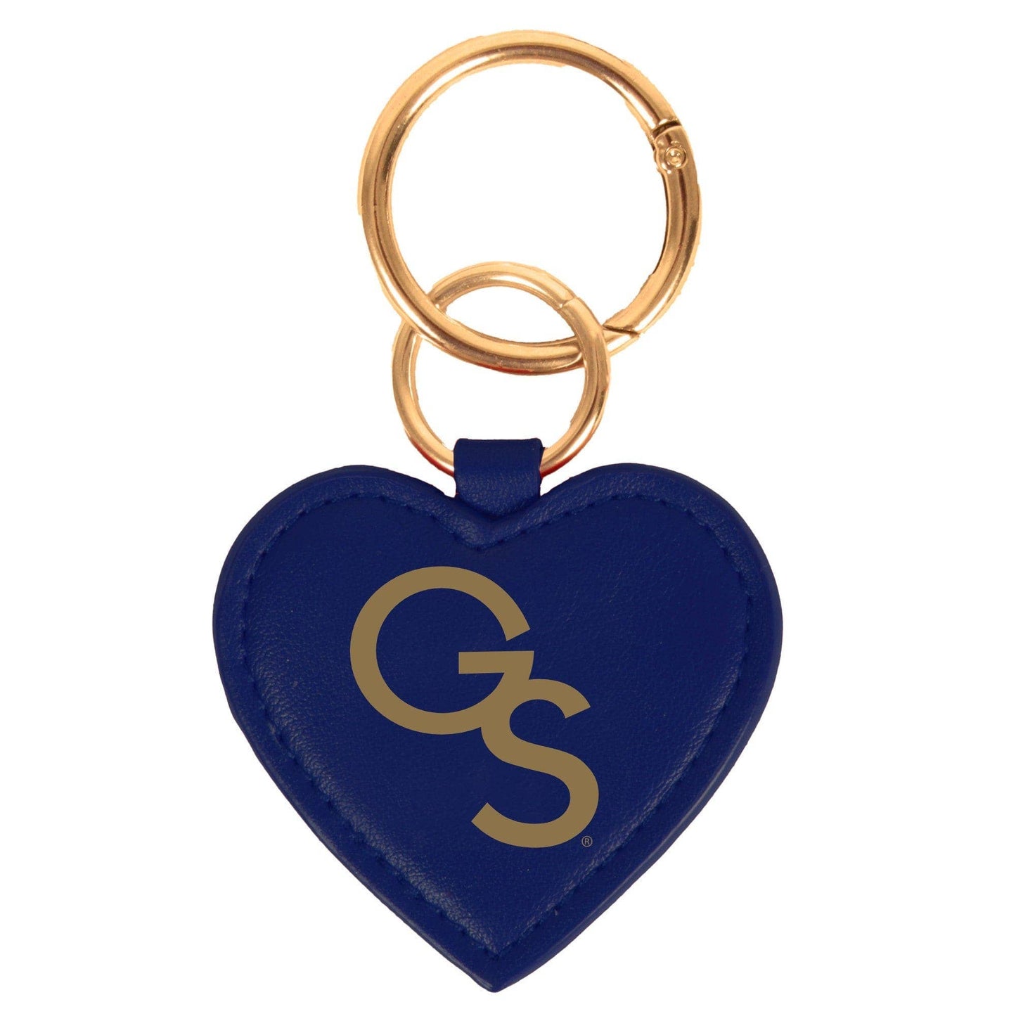 Georgia Southern Eagles Heart Bag Charm/ Key Ring