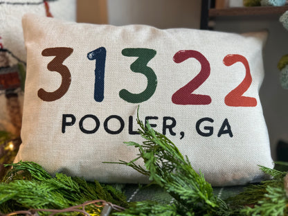31322 Pooler, Ga Pillow