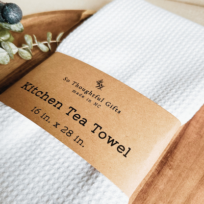 Christmas Dish Towel - Joy Wreath | Kitchen Towel