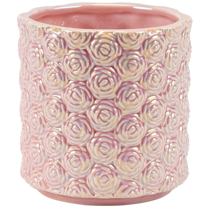 Pink Roses Vase