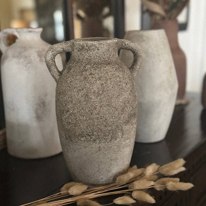 Tall Double Handled Vase
