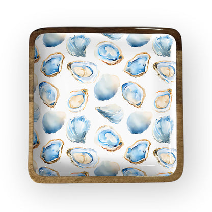 Oyster Square Trays (10" in Pack of 2) 6-32-B