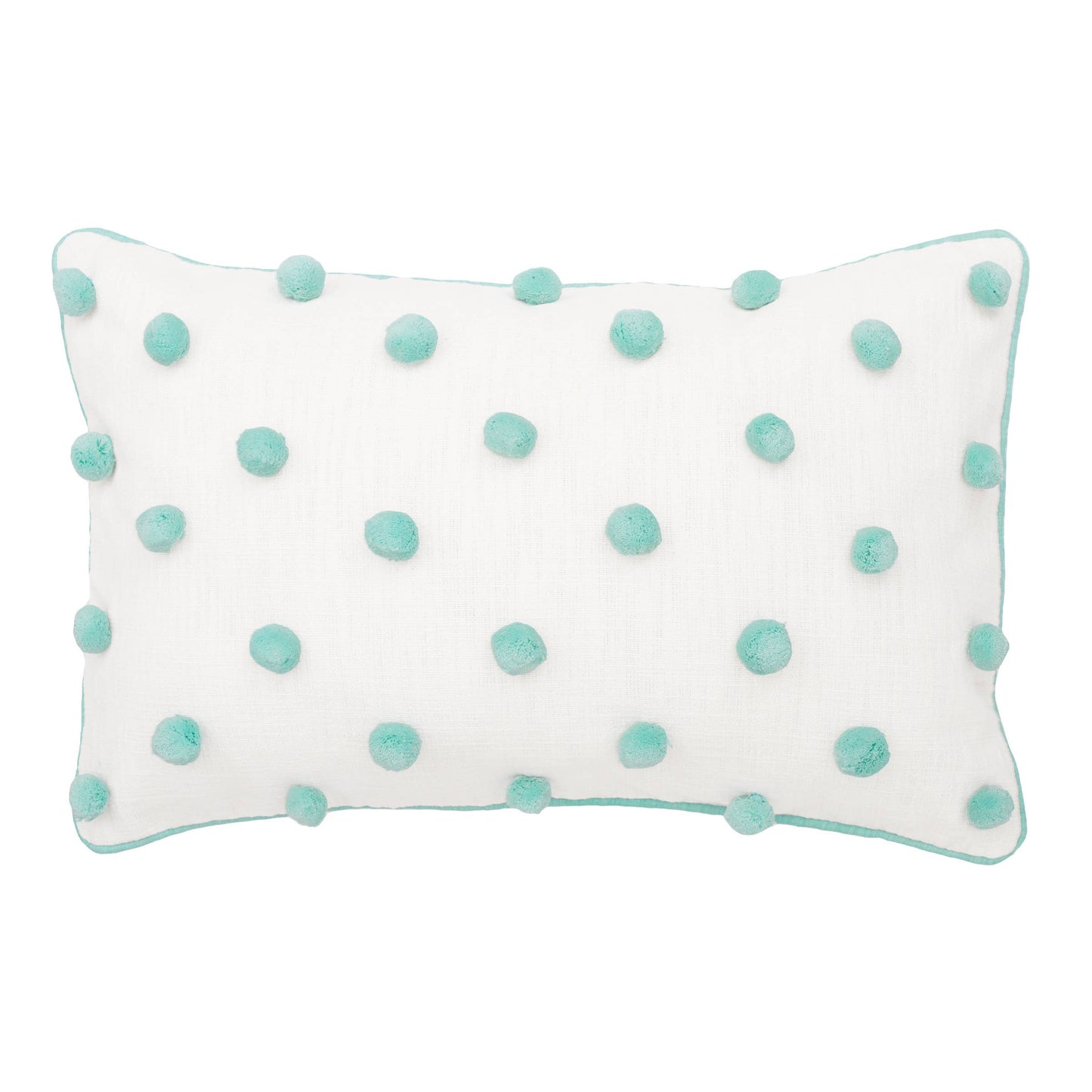 Dot Pom-Pom Throw Pillow