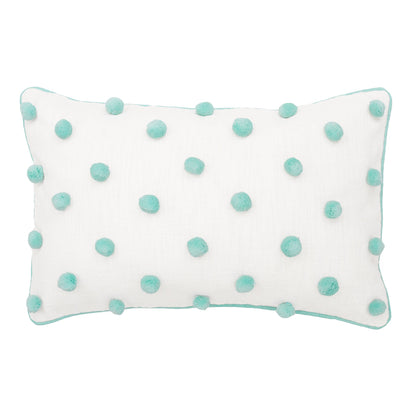 Dot Pom-Pom Throw Pillow