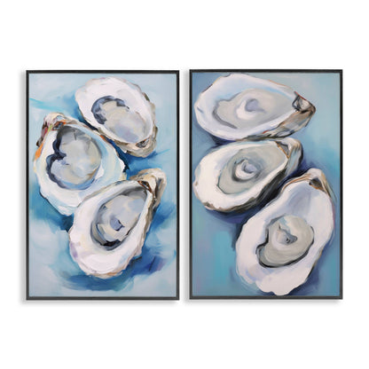 Oysters on the Half Shell Framed Art