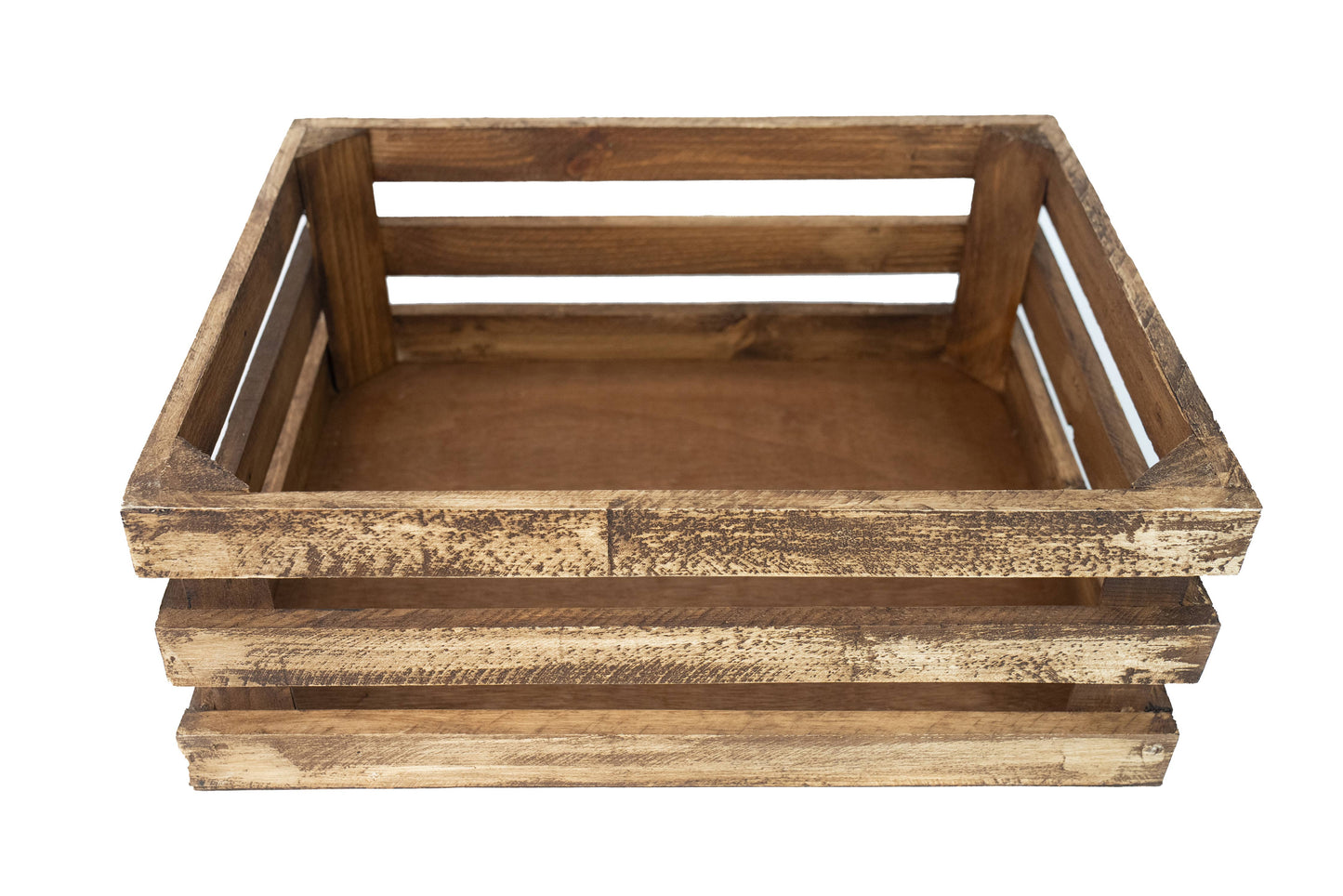 Killian Wood Crate-Store Display-Set of 3-Antiqued White