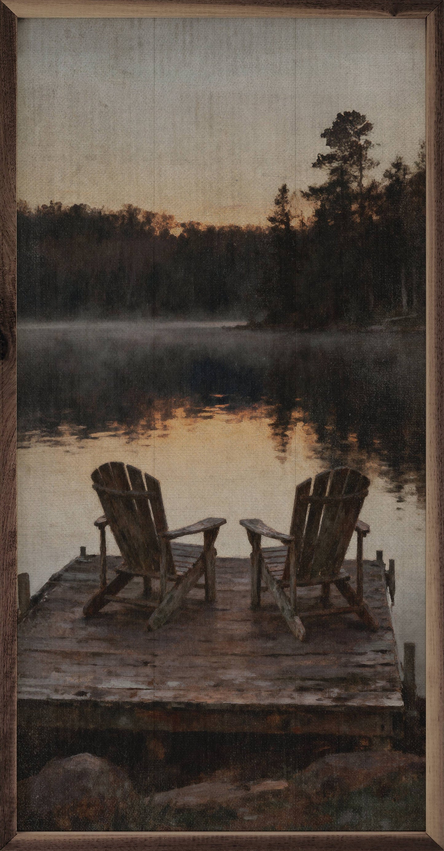 Dawn On The Lake Chairs