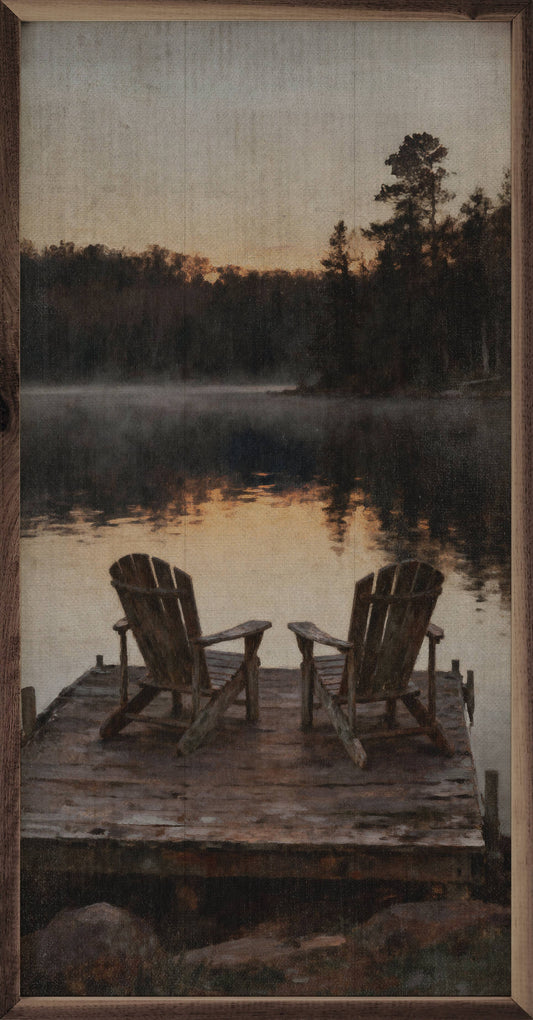 Dawn On The Lake Chairs