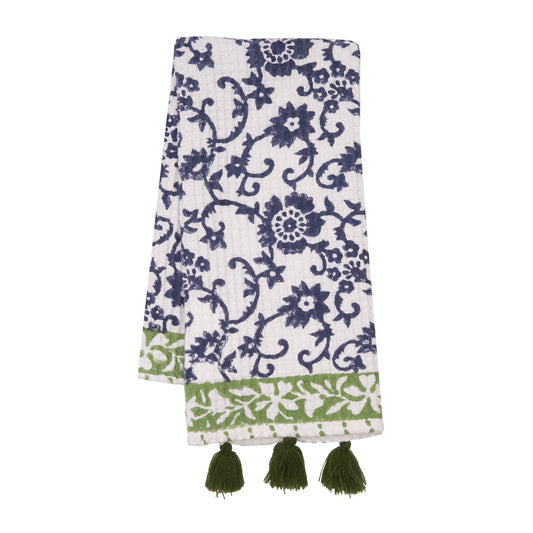 Piedmont Eclipse Blue Kitchen Towel