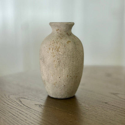 Medium Rustic White Vase