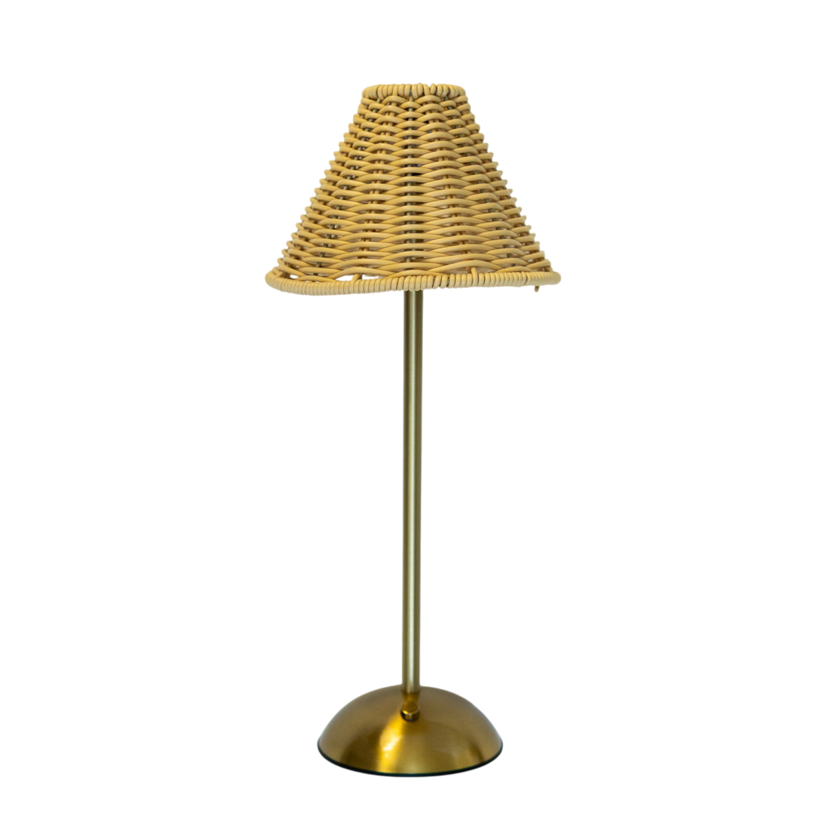 Lamp - Golden Rattan 6.25" x 15" PK 4