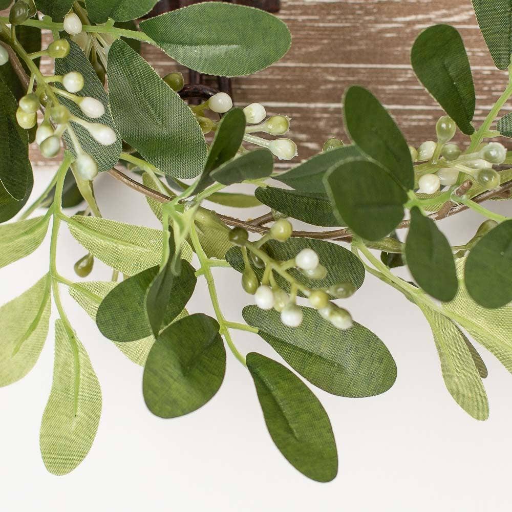 Faux Tea Olive Greenery - Select Garlands or Branch Stems