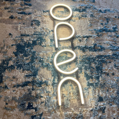 Open LED Neon Sign – Ultra Bright Lighted Sign for Business Storefront, Retail Shop, Bar, Salon, and Restaurant | USA Made
